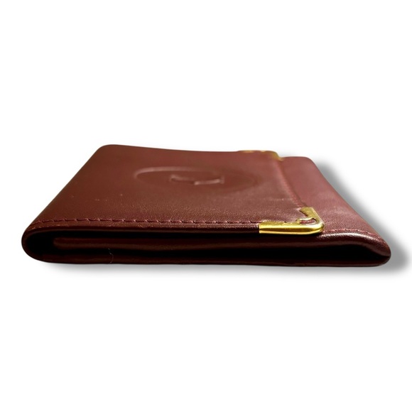 Cartier Burgundy Leather Coin Holder - Picture 6 of 7
